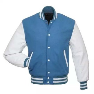 Custom Long Sleeve <b>Men's</b> Baseball Varisty Jacket <b>Men</b> Plain Blank jacket for <b>men</b>, patchwork High Quality Wholesale Price - Product Image 2
