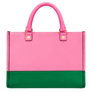 Sac fourre-tout élégant vert rose AKA pour femme, inspiré des sororités, avec motif graphique lettres, sac à main à bandoulière pour le quotidien - Product Image 2