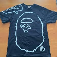 T-shirt streetwear personnalisé pour homme, imprimé graphique tête de grande singe, 100 % coton tricoté, coupe régulière épaisse, imprimé épaule, style hip-hop - Product Image 3