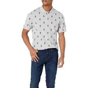 Polo pour homme à prix avantageux, vente en gros, polo décontracté à manches courtes, polo rayé de golf, t-shirt polo de haute qualité - Product Image 4