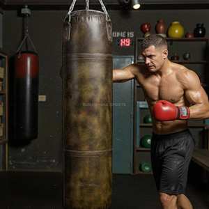 Sac de frappe en PU robuste pour l'entraînement au kickboxing et au MMA - Product Image 6