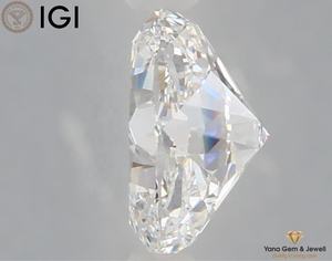 เพชรทรงสี่เหลี่ยม CVD ผลิตในห้องปฏิบัติการ ความใส VVS2 สี E น้ำหนัก 1.50 กะรัต พร้อมใบรับรอง IGI สำหรับแหวนแต่งงานสุดหรู เป็นของขวัญ - Product Image 5