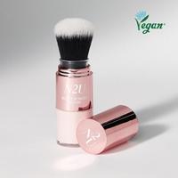 [N2U] Bedak Tabur Highlighter Korea Vegan 3.5g All-in-One dengan Kuas, Tahan Lama, Mencerahkan, Lembut, Ramah Perjalanan, Kulit Bercahaya