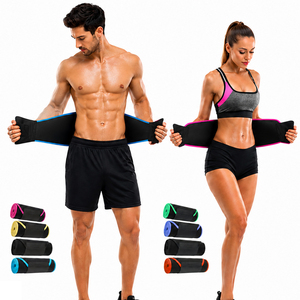 Wholesale Neoprene Waist Trimmer Belt for Men & Women Adjustable Sweat <b>Band</b> Fitness Support Belt <b>Workout</b> Waist Wrap Body Shaper - Product Image 1