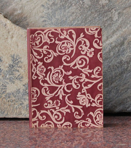Handmade Recycled Cotton Paper Leather Hard Cover Goat TC Debossed Design <b>A5</b> Diary Customizable for Promotion - Product Image 5