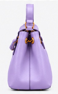 Sac à main élégant en cuir véritable de qualité supérieure pour femme, sac à bandoulière élégant pour tous les jours, grande capacité, bouton, OEM ODM - Product Image 4