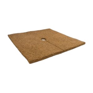Tapis de paillis pour le contrôle des adventices, anneau de protection d'arbres en fibre de coco, tapis de protection végétale biodégradables - Product Image 1