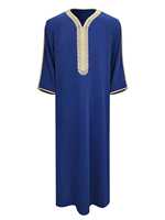 Abaya musulmane décontractée confortable à manches longues perlées, brodée, respirante, extensible dans quatre sens, légère, longueur cheville, infroissable