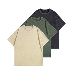 Camisetas de hombre usadas de 280 g/m² de jersey, ropa a granel mixta, fardos de ropa usada, camisetas casuales de estilo urbano para hombre, camiseta holgada elegante para hombre - Product Image 3