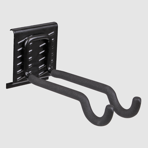 Iron Wall Mounted Double Hook For Organization System Capacity 45lbs Loading Sports Equipment Storage Hook GAPGAR008 - Product Image 1
