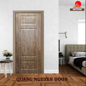 Puerta de Madera Sólida Minimalista WPC, en Oferta, con Chapa de Madera de Color para Interiores, para Dormitorio, Baño, Puertas Compuestas - Product Image 2