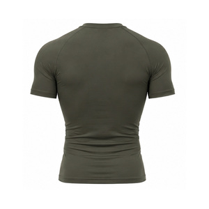 เสื้อยืดบีบรัดกล้ามเนื้อผู้ชาย ระบายอากาศ แห้งเร็ว สำหรับออกกำลังกาย เล่นกีฬา ยืดหยุ่น ใส่สบาย รับผลิตตามสั่ง ขายส่ง ผู้ผลิต OEM - Product Image 3
