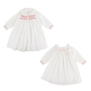 Vente en gros de vêtements pour enfants fabriqués au Vietnam, robe smockée pour filles de haute qualité, pyjamas imprimés, doux et confortables, OEM ODM - Product Image 4