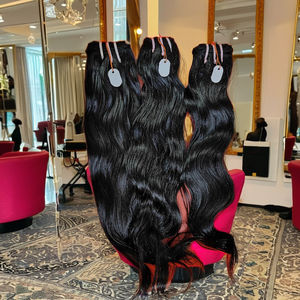 Extensiones de cabello humano Natural de 40 pulgadas de cabello virgen indio sin procesar - Product Image 1