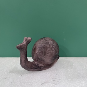 Figura decorativa de caracol de metal, estatua de animal vintage, decoración de mesa para el hogar y el jardín - Product Image 4