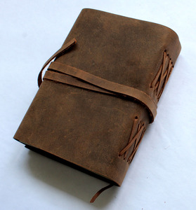 Carnet en cuir vintage en gros avec logo gaufré personnalisable, emballage cartonné, fournitures de bureau et scolaires - Product Image 5