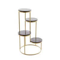 Table basse moderne minimaliste avec dessus en verre marbré et structure en aluminium, meubles de salon pour la maison, les hôtels et les restaurants