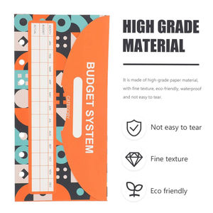 Lot d'enveloppes de budget en gros, colorées, pour l'organisation de l'argent et la planification budgétaire, compatibles avec les systèmes de classement par anneaux. - Product Image 6