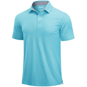 Nouveau polo homme 2026 en mélange de coton, manches courtes, respirant, décontracté, pour l'été, coupe confortable et décontractée, col boutonné, idéal pour le golf - Product Image 6