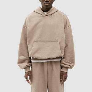 Sweat-shirt à capuche oversize pour homme, coupe ample, épaules tombantes, matière épaisse, style décontracté inspiré du streetwear, tenue quotidienne - Product Image 2