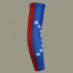 Cycling <b>Arm</b> <b>Sleeves</b> Reversible Star Print Anti-UV Unisex Adult <b>Compression</b> Sports 100% Polyester Heat-Transfer Printed - Product Image 2