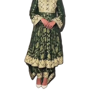 Vestido de Fiesta Modesto con Encaje Bohemio, Diseño Tribal Afgano Kuchi, Bordado, para Mujer, Cultura Pashtun Afgana Kuchi, Adultos - Product Image 4
