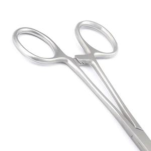 Pinzas Quirúrgicas de Acero Inoxidable HERMANN MEDITECH Kocher 140 mm Curvas 312-319-140, Juego de Instrumentos Manuales para Agarrar Tejidos de Forma Segura - Product Image 4