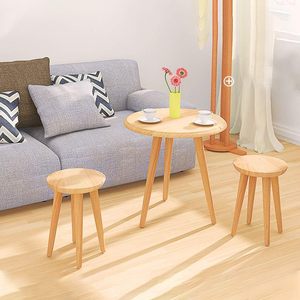 Wholesale Traditional Rustic Eco-Friendly Wooden Home <b>Stools</b> and Ottomans Home Decor Chair Vietnam Factory - Product Image 3