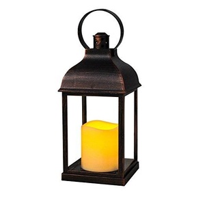 New Handmade Portable Durable Classic Metal &Glass Candle <b>Lantern</b> With Shiny <b>Black</b> Finished Candle <b>Lantern</b> for Home - Product Image 5