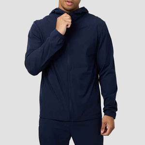 Men Wholesale Windbreaker Tracksuit 2 Piece Set Polyester Nylon <b>Zip</b> <b>Up</b> <b>Jacket</b> And Sweatpants Stacked Pants Sports Suit - Product Image 3