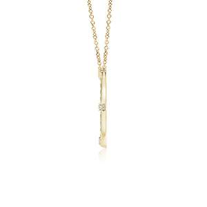 14K <b>Solid</b> <b>Gold</b> Natural Emerald Pave-Set Diamond Horseshoe <b>Pendant</b> Necklace Classic Fine Jewellery Anniversary Gift For Her 2026 - Product Image 2