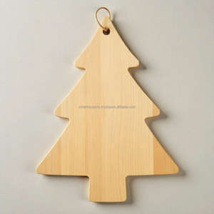 Planche à découper en bois en forme de sapin de Noël, écologique, décoration festive pour la cuisine, idéale pour servir les fêtes et idées cadeaux - Product Image 3