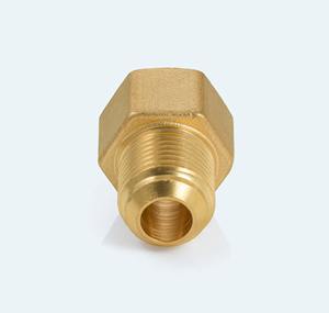 Adaptateur professionnel en laiton de 1/2 pouce SAE, raccord droit mâle-femelle pour systèmes de climatisation et de compresseurs - Product Image 4