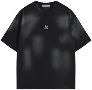 Camiseta cómoda para hombre, 100% algodón, con logo personalizado impreso, cuello redondo, manga corta, transpirable, corte regular. - Product Image 1