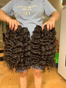 มัดผมเรมี่ลอนแบบชาวพม่าผมต่อบราซิลขนมิงค์ไม่ผ่านกระบวนการธรรมชาติ - Product Image 4