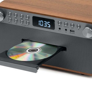เครื่องเล่นแผ่นเสียงไวนิลแบบพกพา ODM พร้อม CD MP3 วิทยุ บลูทูธ USB ฟังก์ชั่นบันทึกเสียง ลำโพงในตัว  บรรจุในกระเป๋าเดินทาง - Product Image 5