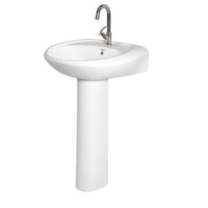 Gran Demanda, Alta Calidad, Diseño Personalizado, Lavabo con Pedestal Blanco para Uso Doméstico y en Restaurantes, en Venta - Product Image 1