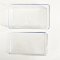 2025 Boîte d'emballage transparente en plastique de qualité alimentaire Biscuits Bonbons Biscuits Boîtes vides d'emballage alimentaire