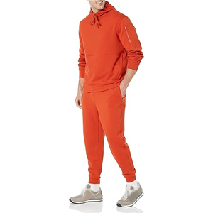 Ensemble de survêtement personnalisable en molleton épais pour homme, style sportif avec motif, comprenant un sweat à capuche et un pantalon de jogging de haute qualité, pour hommes et femmes - Product Image 3