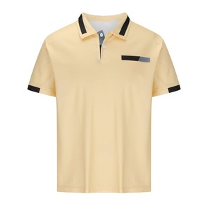 Camiseta Formal de Manga Corta de Color Sólido con Logotipo Bordado, Transpirable y Ecológica para Hombre - Product Image 1