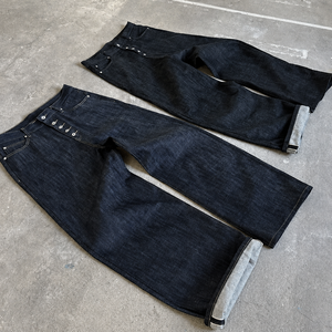 <span class=keywords><strong>Jeans</strong></span> da <span class=keywords><strong>Uomo</strong></span> Vintage Originali Personalizzati <span class=keywords><strong>a</strong></span> <span class=keywords><strong>Vita</strong></span> <span class=keywords><strong>Alta</strong></span> Oversize <span class=keywords><strong>a</strong></span> Gamba Larga in Denim Giapponese Grezzo Selvedge Bootcut Baggy Svasati - Product Image 1
