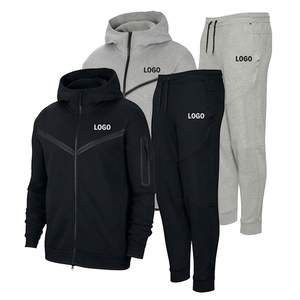 Conjunto de Sudadera con Capucha Completa Unisex de Felpa Técnica - Ropa Deportiva de Invierno para Exteriores Ecológica con Estampado Personalizado - Product Image 6