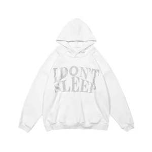 Sweat à capuche personnalisé en molleton surdimensionné à motif floral et strass, en coton épais de luxe, pull unisexe Y2K Streetwear - Product Image 1