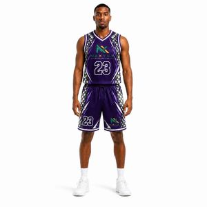 Conjunto de Uniforme de Baloncesto Personalizado para Hombre con Diseño de Escamas de Dragón, Jersey de Malla Sublimada, Pantalones Cortos, Ropa Deportiva de Equipo, Kit de Equipamiento para Juego, Venta OEM - Product Image 2