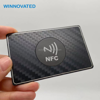 Cartes NFC en métal personnalisables, cartes de visite en métal avec gravure