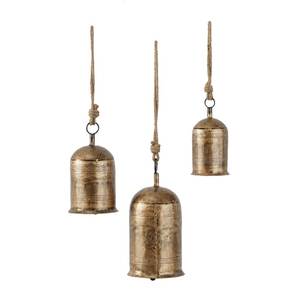 Trending Gold Bell Hanging Ornament Luxury Christmas Tree Decor Festive Holiday Accent Gift - Product Image 4