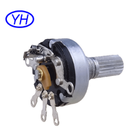 Fabricant de potentiomètre professionnel de marque YH 9mm alpha RV097 alps RK09 10k 100k 9mm potentiomètre rotatif avec interrupteur 10k