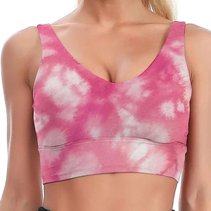 Sujetador deportivo transpirable de alta sujeción para mujer, con espalda cruzada, ideal para gimnasio y yoga, venta al por mayor - Product Image 1