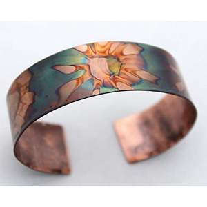 Boutons de manchette et bracelets traditionnels de luxe en laiton et cuivre anciens, accessoires de mode en cristal - Product Image 1