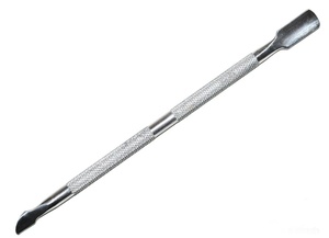 Professional Dual-Ended Stainless Steel Nail & Cuticle Pusher Ergonomic Design Manicure Pedicure Tool - Product Image 3